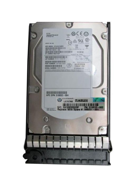 868221-001 HP 450GB 15000RPM SAS 6Gbps Dual Port Hot Swap 3.5-inch Internal Hard Drive