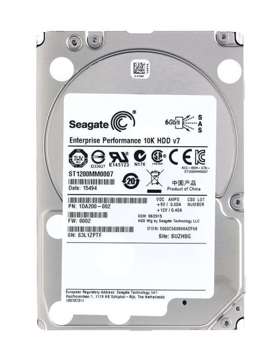 ST1200MM0007-30BLK Seagate Enterprise Performance 10K 1.2TB 10000RPM SAS 6Gbps 64MB Cache (512n) 2.5-inch Internal Hard Drive (30-Pack)