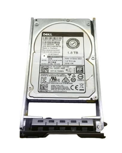 0T548N Dell 1.8TB 10000RPM SAS 12Gbps 2.5-inch Internal Hard Drive for 3Par StoreServ 20000