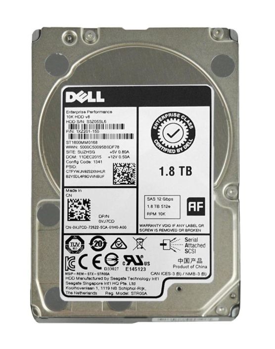ST1800MM0168 Seagate Enterprise Performance 10K.8 1.8TB 10000RPM SAS 12Gbps 128MB Cache (512e) 2.5-inch Internal Hard Drive