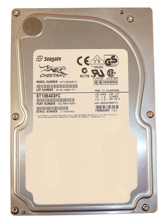 ST136403FC Seagate Cheetah 36.4GB 10000RPM Fibre Channel 1MB Cache 3.5-inch Internal Hard Drive