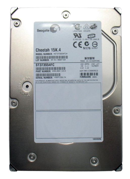 ST373554FC Seagate Cheetah 15K.4 73.4GB 15000RPM Fibre Channel 4Gbps 16MB Cache 3.5-inch Internal Hard Drive