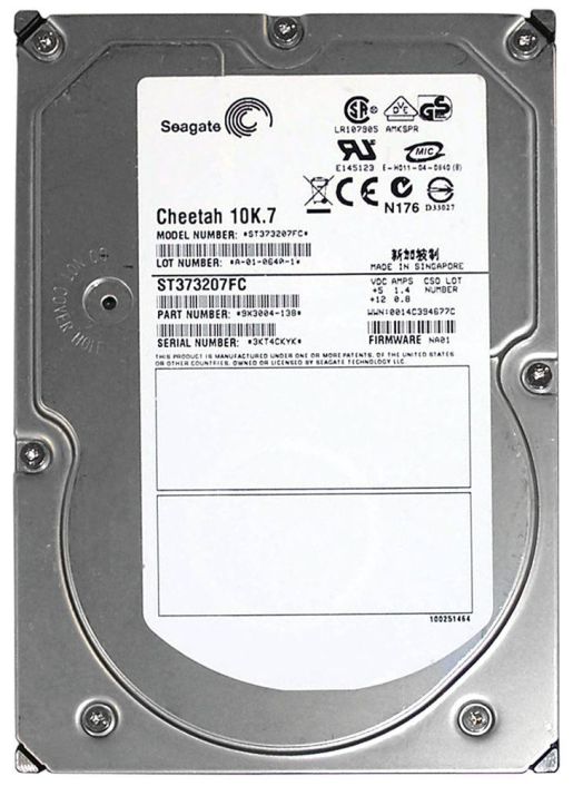 ST373207FC Seagate Cheetah 10K.7 73.4GB 10000RPM Fibre Channel 2Gbps 8MB Cache 3.5-inch Internal Hard Drive