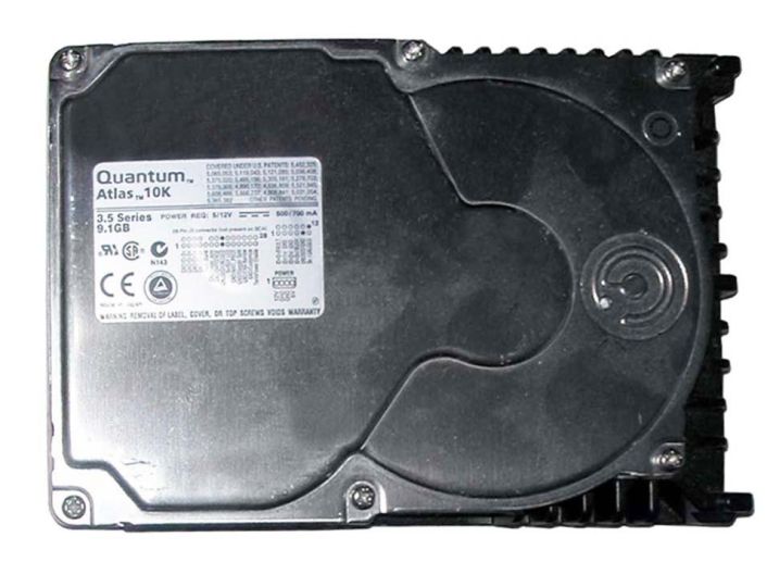 TN9J011 Quantum Atlas 10K 9.1GB 10000RPM Ultra-160 SCSI 80-Pin 2MB Cache 3.5-inch Internal Hard Drive