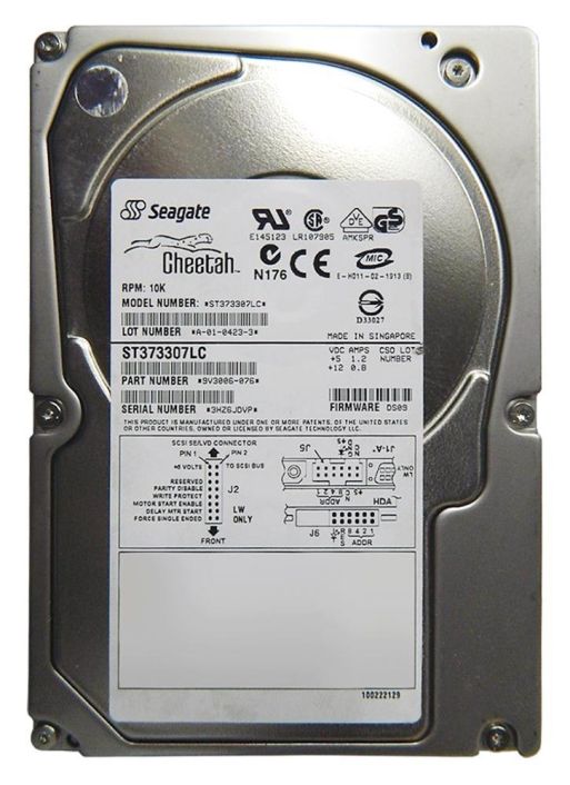 ST373307LC Seagate Cheetah 10K.6 73.4GB 10000RPM Ultra-320 SCSI 80-Pin 8MB Cache 3.5-inch Internal Hard Drive