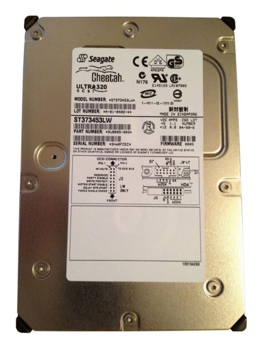 ST373453LW Seagate Cheetah 15K.3 73.4GB 15000RPM Ultra-320 SCSI 68-Pin 8MB Cache 3.5-inch Internal Hard Drive