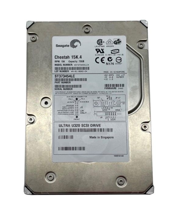 ST373454LCII Seagate Cheetah 15K.4 73GB 15000RPM Ultra-320 SCSI 80-Pin 8MB Cache 3.5-inch Internal Hard Drive