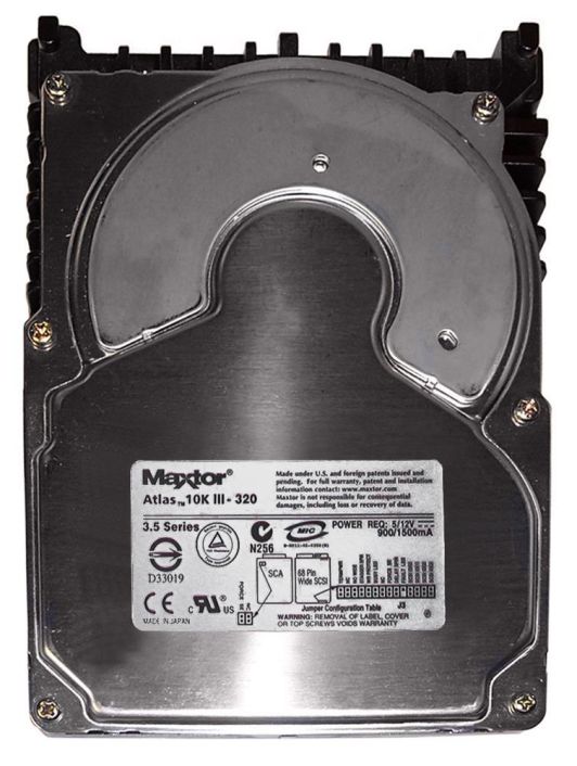 KU073J8 Maxtor Atlas 10K III 73.4GB 10000RPM Ultra-320 SCSI 80-Pin 8MB Cache 3.5-inch Internal Hard Drive