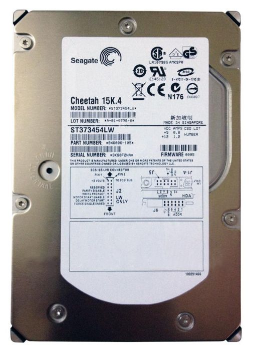 ST373454LW Seagate Cheetah 15K.4 73.4GB 15000RPM Ultra-320 SCSI 68-Pin 8MB Cache 3.5-inch Internal Hard Drive