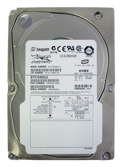 ST373405LCI Seagate Cheetah 73LP 73.4GB 10000RPM Ultra-160 SCSI 80-Pin 4MB Cache 3.5-inch Internal Hard Drive