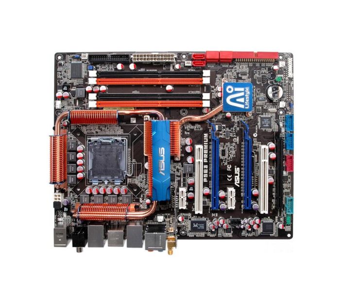 90-MIB3L0-G0AAY00Z ASUS P5E3 Premium/WiFi-AP Intel X48 Chipset Socket LGA 775 Intel Core 2 Quad/Core 2 Extreme/Core 2 Duo/Pentium Extreme/Pentium D/Pentium 4 Processors Support ATX Motherboard (Refurbished)