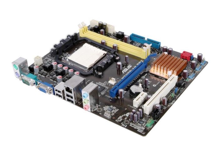 M2N68-AM ASUS Socket AM2+/AM2 Nvidia GeForce 7025/ nForce 630a Chipset AMD Phenom FX/ Phenom/ AMD Athlon/ AMD Sempron Processors Support DDR2 2x DIMM 4x SATA 3.0Gb/s Micro-ATX Motherboard (Refurbished)