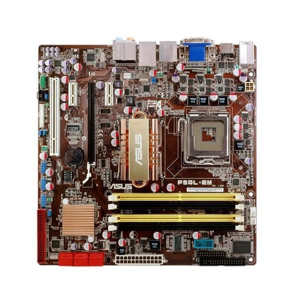 P5QL-EM ASUS Socket LGA 775 Intel G43 + ICH10 Chipset Core 2 Quad/ Core 2 Extreme/ Core 2 Duo/ Pentium D/ Celeron Dual-Core/ Celeron Processors Support DDR2 4x DIMM 6x SATA 3.0Gb/s uATX Motherboard (Refurbished)