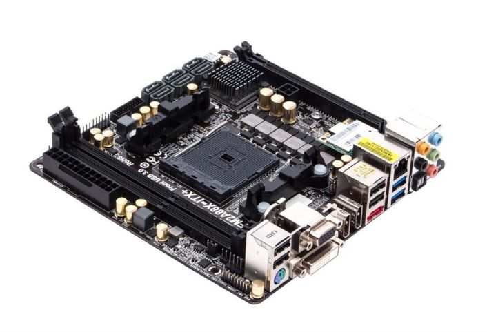 FM2A88X-ITX-PLUS ASRock Socket FM2+ / FM2 Chipset A88X (Bolton D4) 2 x DDR3 6 x SATA 6Gbps 1 x PCIe 3.0 x16 Mini ITX System Board (Refurbished)