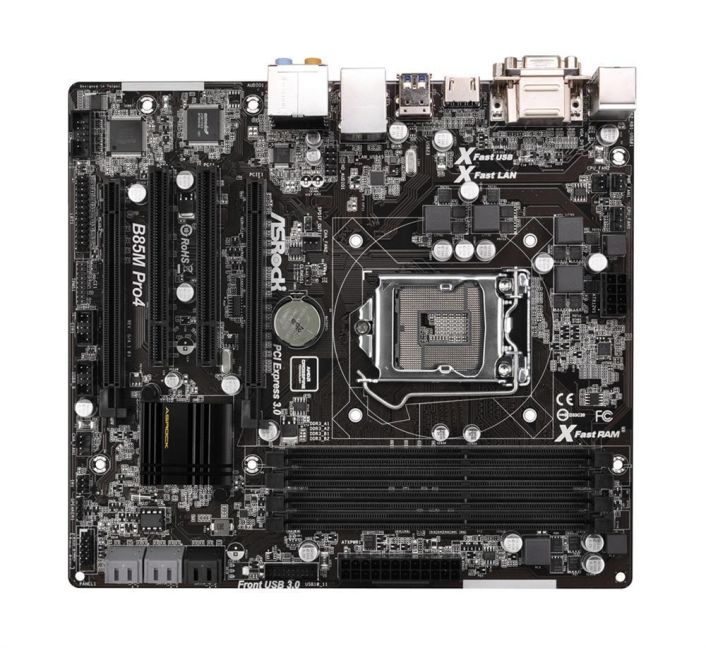 90-MXGQ20-A0UAYZ ASRock B85M Pro4 Socket LGA 1150 Intel B85 Chipset 4th & 4th Generation Core i7 / i5 / i3 / Pentium / Celeron Processors Support DDR3/DD3L 4x DIMM 4x SATA3 6.0Gb/s Micro-ATX Motherboard (Refurbished)