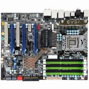 141-BL-E760-A1 EVGA E760 Classified Overclocker 3-Way SLI + PhysX, LGA-1366, Intel X58, Extended-ATX, 8 x USB 2.0 Intel Motherboard (Refurbished)