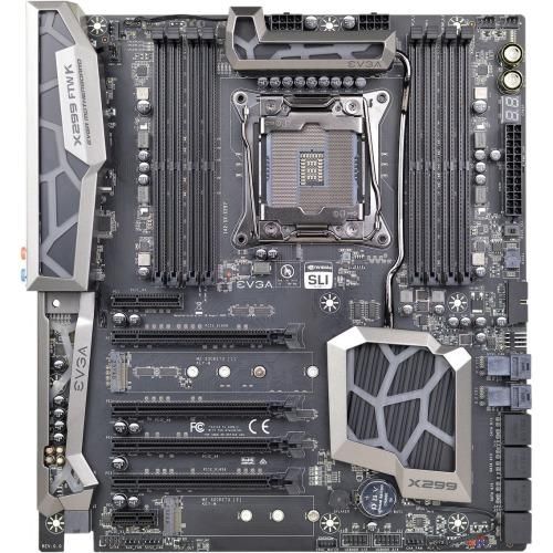 142-SX-E297-KR EVGA Socket LGA 2066 Intel X299 Chipset Core i9 / i7 / i5 Processors Support DDR4 8x DIMM 8x SATA 6.0Gb/s Extended-ATX Motherboard (Refurbished)