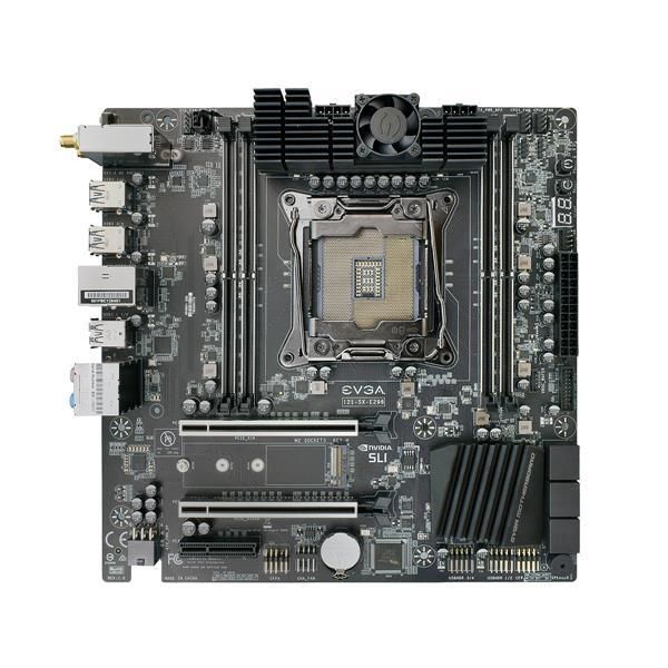 121-SX-E296-KR EVGA Socket 2066 Intel X299 Chipset Intel Core X Series/ Core X Processors Support DDR4 4x DIMM 6x SATA 6.0Gb/s Micro-ATX Motherboard (Refurbished)