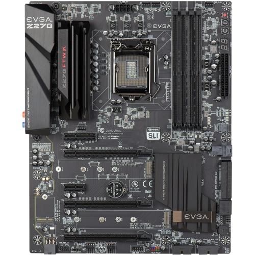 132-KS-E277-KR EVGA Z270 FTW K Socket LGA 1151 Intel Z270 Chipset Core i7 / i5 / i3 Processors Support DDR4 4x DIMM 6x SATA 6.0Gb/s ATX Motherboard (Refurbished)