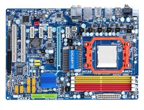 GA-MA770-UD3 Gigabyte Socket AM2+ AMD 770 + SB600 Chipset AMD Phenom II X4/ Phenom X4/ Phenom X3/ AMD Athlon 64/ Athlon 64 FX/ Athlon 64 X2/ Athlon X2/ Athlon Processors Support DDR2 4x DIMM 6x SATA2 3.0Gb/s ATX Motherboard (Refurbished)