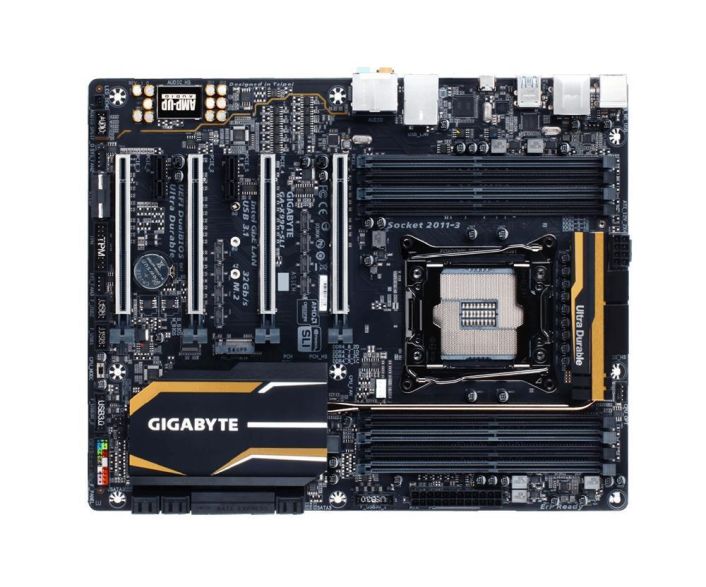 GA-X99P-SLI(rev.1.0) Gigabyte Socket LGA 2011-3 Intel X99 Express Chipset Xeon E5-1600/ E5-2600/ E5-4600 v3/v4 Core i7 Processors Support DDR4 8x DIMM 10x SATA 6.0Gb/s ATX Motherboard (Refurbished) GA-X99P-SLI (rev. 1.0)