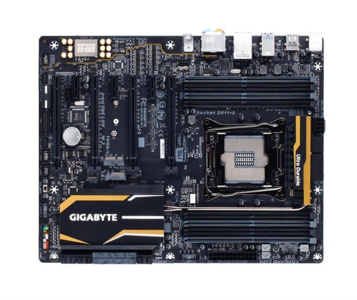 GA-X99-SLI(rev.1.0) Gigabyte Socket LGA 2011-3 Intel X99 Express Chipset Xeon E5-1600/ E5-2600/ E5-4600 v3/v4 Core i7 Processors Support DDR4 8x DIMM 10x SATA 6.0Gb/s ATX Motherboard (Refurbished) GA-X99-SLI (rev. 1.0)