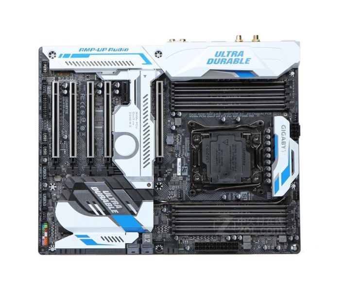 GA-X99-DesignareEX(rev.1.0) Gigabyte Socket LGA 2011-3 Intel X99 Express Chipset Xeon E5-1600/ E5-2600/ E5-4600 v3/v4 Core i7 Processors Support DDR4 8x DIMM 10x SATA ATX Motherboard (Refurbished) GA-X99-Designare EX (rev. 1.0)
