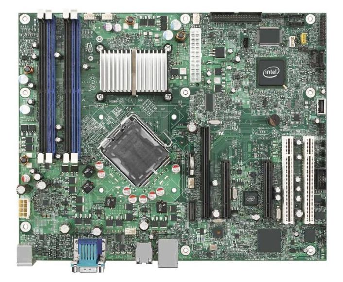 S3210SHLX Intel Socket LGA 775 Intel 3210 + ICH9R Chipset Dual Core Xeon 3000/ Pentium Dual Core/ Quad-Core Xeon 3200 Processors Support DDR2 4x DIMM 6x SATA 3.0Gb/s ATX Server Motherboard (Refurbished)