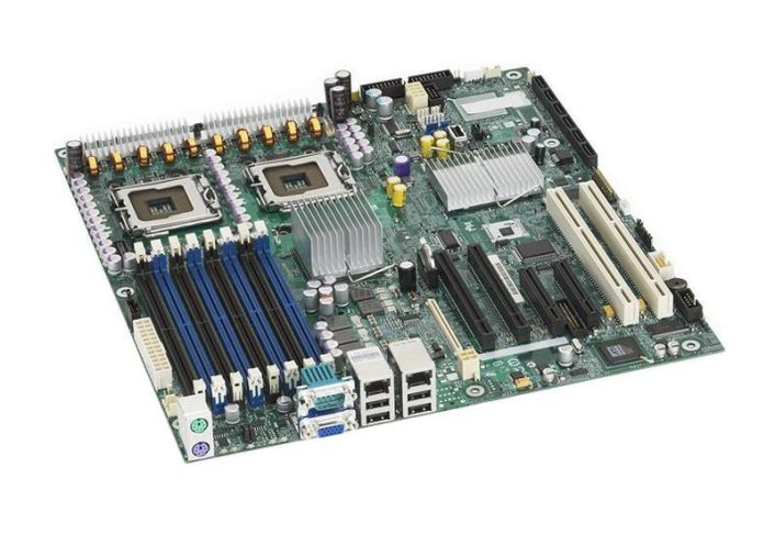S5000PSLSATAR Intel Server Motherboard Socket LGA 771 1333MHz FSB Extended ATX (Refurbished)