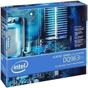 BOXDQ963FXCK Intel DQ963FX Desktop Motherboard Intel Chipset Socket T LGA-775 1 x Retail Pack 1 x Processor Support 8GB Floppy Controller, Serial ATA/300, Ultra ATA/133 (ATA-7) Onboard Video (Refurbished)