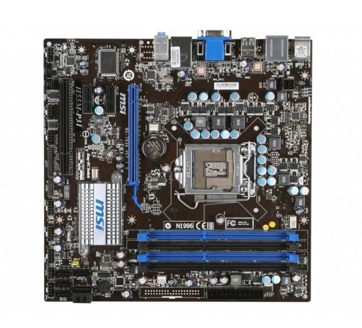 H55MP31763602S MSI H55M-ED55 Socket LGA 1156 Intel H55 Chipset Core i7 / i5 / i3 / Pentium Processors Support DDR3 4x DIMM 6x SATA 3.0Gb/s Micro-ATX Motherboard (Refurbished)
