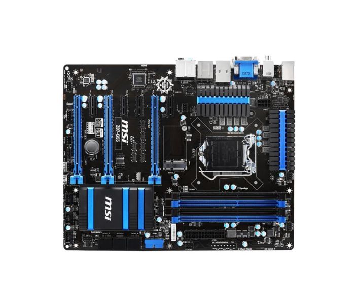 7821-010R MSI Z87-G55 Socket LGA 1150 Intel Z87 Chipset Core i7 / i5 / i3 / Pentium / Celeron Processors Support DDR3 4x DIMM 6x SATA 6.0 ATX Motherboard (Refurbished)