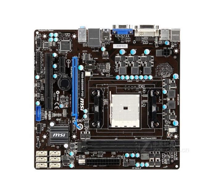 FM2-A85XMA-P33 MSI Socket FM2 AMD A85X Chipset AMD A10/A8/A6/A4-Series Processors Support DDR3 2x DIMM 6x SATA 3.0Gb/s Micro-ATX Motherboard (Refurbished)