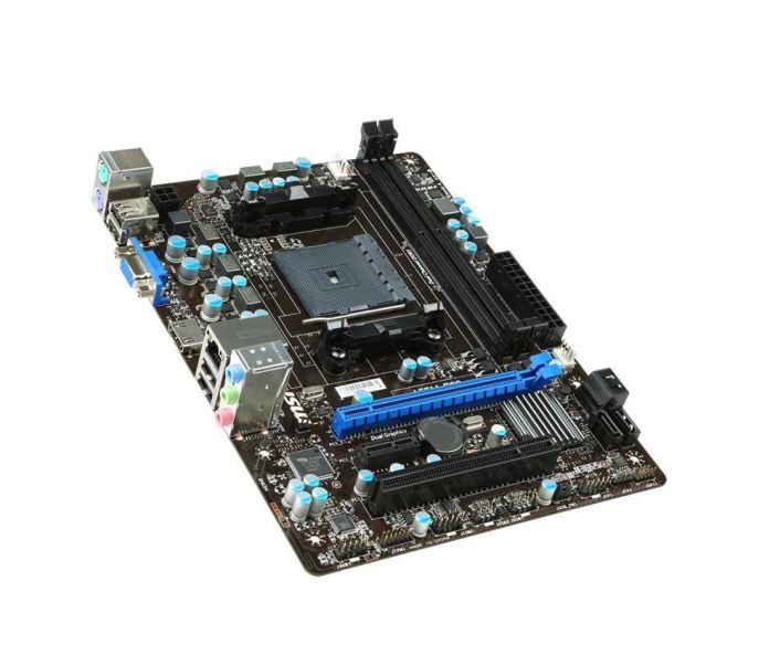 7721-010R MSI FM2-A55M-E33 Socket FM2+ AMD A55 AMD Athlon/ AMD A-Series Processors Support DDR3 2x DIMM 4x SATA 3.0Gb/s Micro-ATX Motherboard (Refurbished)