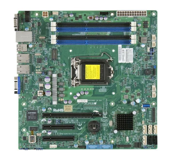 MBDX10SLMFO SuperMicro Server Xeon E3-1200 LGA1150 C224 DDR3 1600 SATA PCi Express Uatx Motherboard (Refurbished)