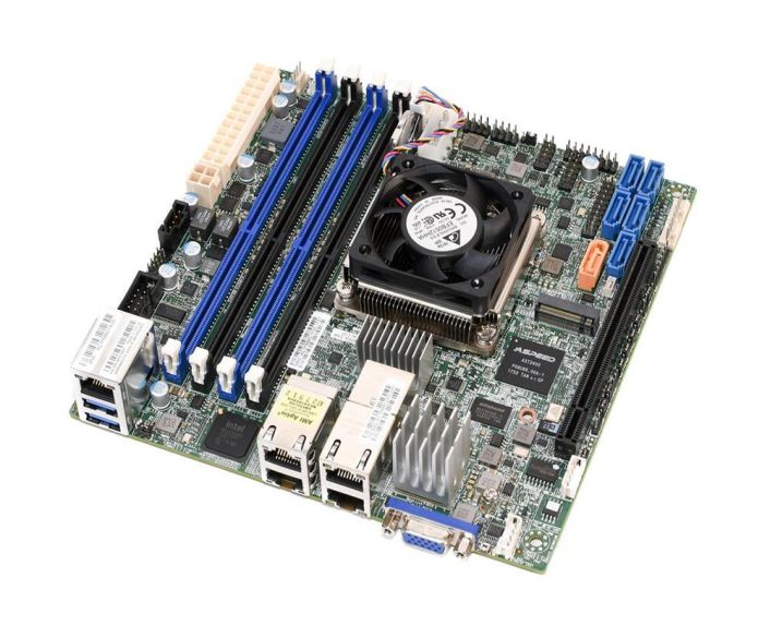 MBD-X10SLM+-F-O SuperMicro X10SLM+-F Socket LGA 1150 Intel C224 Express Chipset Intel Xeon E3-1200 v3/v4 4th/5th Generation Core i7 / i5 / i3 Processors Support DDR3 4x DIMM 4x SATA 6.0Gb/s Micro-ATX Server Motherboard (Refurbished)