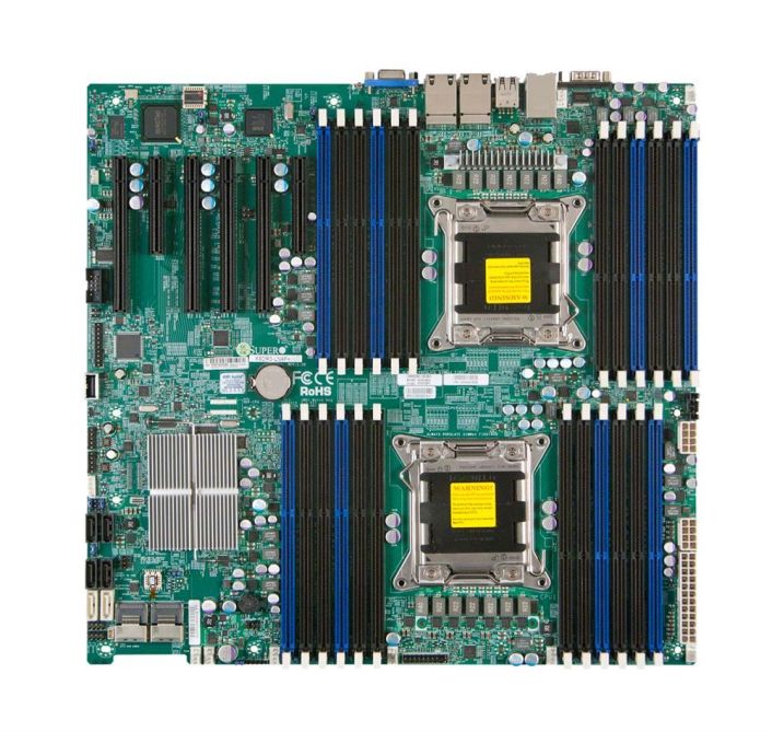 X9DRILN4FO SuperMicro X9dri Ln4f O Dual LGA2011 Intel C602 DDR3 SATA3 V 4GBe Extended-ATX Server Motherboard (Refurbished)