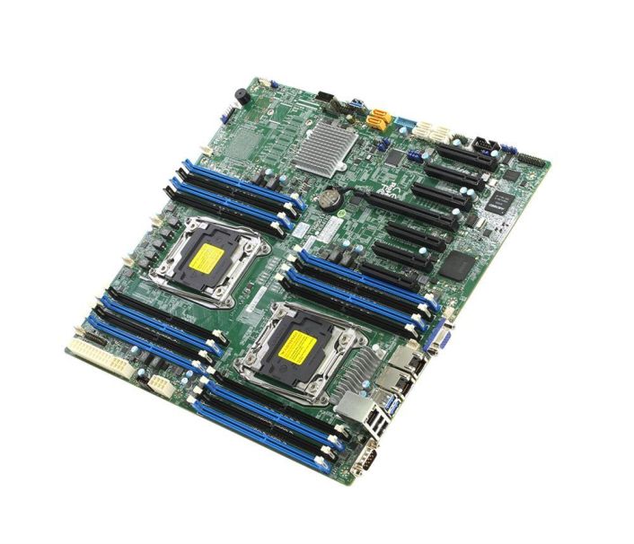 MBD-X10DRH-IT SuperMicro X10DRH-iT Dual Socket R3 LGA 2011 Xeon E5-2600 v4 / v3 Intel C612 Chipset DDR4 16 x DIMM 10 x SATA 6Gbps E-ATX Server Motherboard (Refurbished)