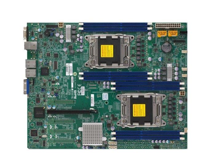 X9DRDLFB SuperMicro X9DRD-LF Dual Socket LGA 2011 Intel C602 Chipset Xeon E5-2600/ E5-2600 v2 Series Processors Support DDR3 8x DIMM 2x SATA3 6.0Gb/s E-ATX Server Motherboard (Refurbished)