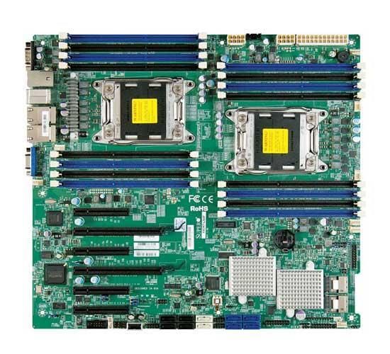 X9DR7LN4FJBODB SuperMicro X9dr7 Ln4f Jbod B Dual LGA2011 Intel C602 DDR3 SATA3 SAS2 V 4GBe Extended-ATX Server Motherboard (Refurbished)
