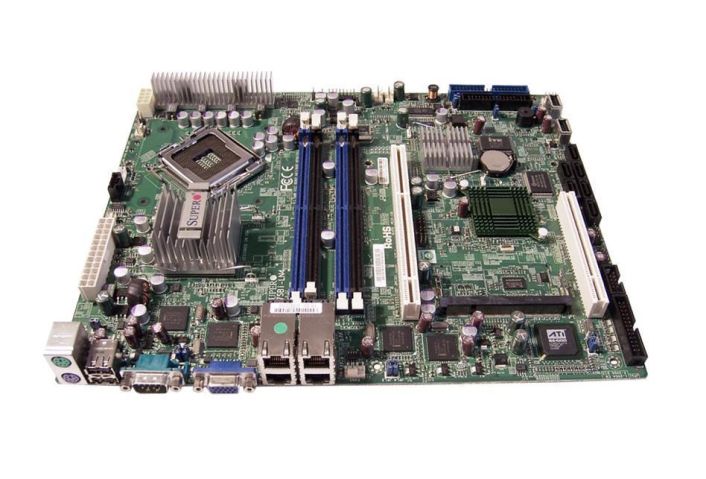 MBD-X7SBI-LN4-O SuperMicro X7SBI-LN4 Socket LGA 775 Intel 3200 + ICH9R Chipset Intel Xeon 3000 Series/ Core 2 Quad/Dual Processors Support DDR2 4x DIMM 6x SATA 3.0Gb/s ATX Server Motherboard (Refurbished)