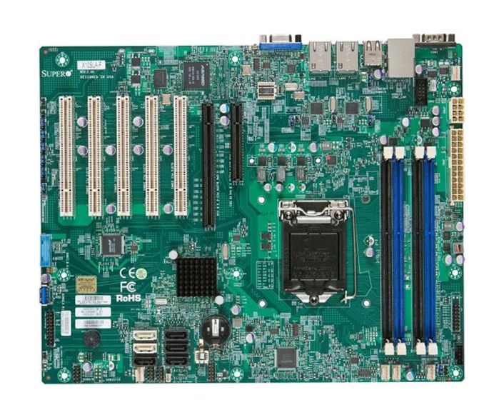 MBD-X10SLA-F SuperMicro X10SLA-F Socket LGA 1150 Intel C222 Chipset Intel Xeon E3-1200 v3/v4 4th Generation Core i3/ Pentium / Celeron Processors Support DDR3 4x DIMM 2x SATA 6.0Gb/s ATX Server Motherboard (Refurbished)