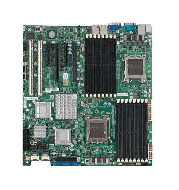 H8DI3+ SuperMicro Dual Socket F AMD SR5690 + SP5100 Chipset AMD Opteron 2000 Series Processors Support DDR2 16x DIMM 6x SATA 3.0Gb/s Extended-ATX Server Motherboard (Refurbished)