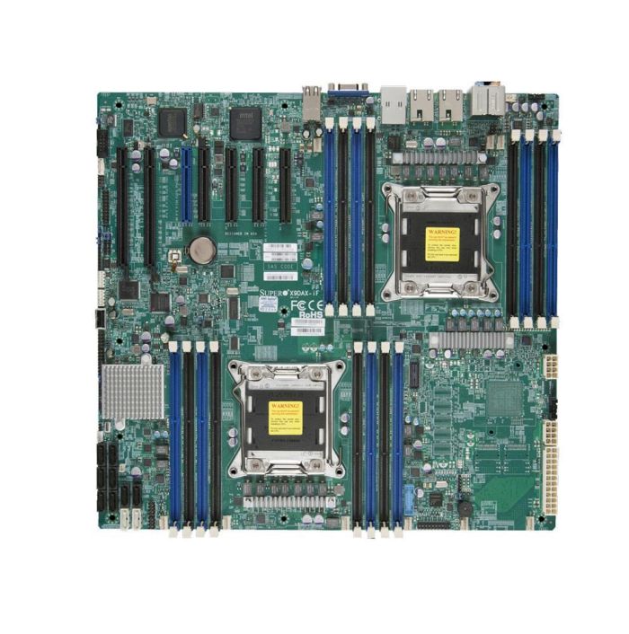 X9DAXIFO SuperMicro Dual LGA2011 Intel C602 DDR3 Enhanced Extended-ATX Server Motherboard (Refurbished)