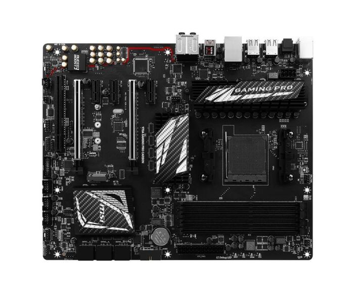 970A GAMING PRO CARBON MSI Socket AM3+ AMD 970/ SB950 Chipset AMD FX/ AMD Phenom II/ AMD Athlon II/ AMD Sempron Processors Support DDR3 4x DIM 6x SATA 6.0Gb/s ATX Motherboard (Refurbished)