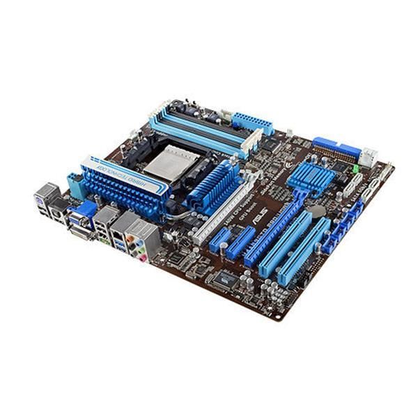 90-MIBBV5-G0EAY00Z ASUS Socket AM3 AMD 890GX + SB850 Chipset AMD Phenom II/ AMD Athlon II/ AMD Sempron 100 Series Processors Support DDR3 4x DIMM 6x SATA 6.0Gb/s ATX Motherboard (Refurbished)
