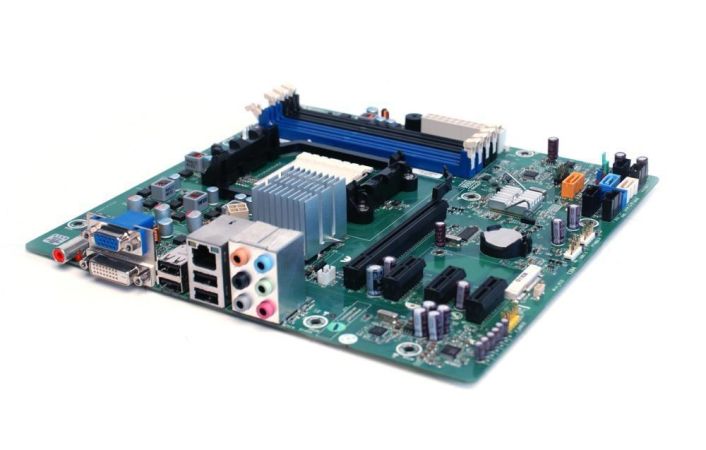605561-001 HP P6547C (ALPINIA) Socket AM3 AMD 760G Chipset AMD Phenom II X4/ Phenom II X3/ Phenom II X2/ AMD Athlon X4/ Athlon X3/ Athlon X2/ AMD Sempron Processors Support DDR3 4x DIMM 4x SATA Micro-ATX Motherboard (Refurbished)
