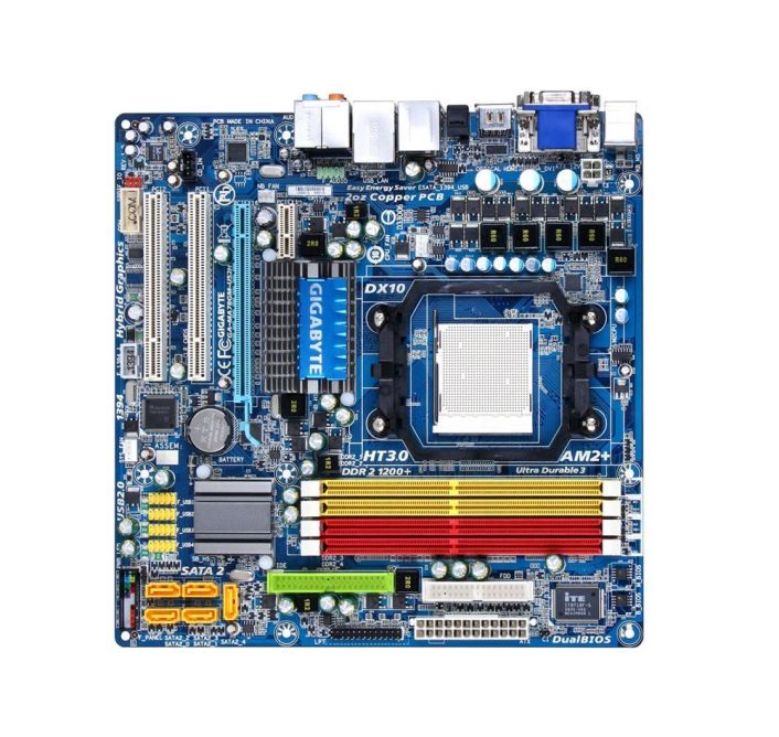 GA-MA78GM-US2H Gigabyte Socket AM3 AMD 780G/SB700 Chipset micro-ATX Motherboard (Refurbished)