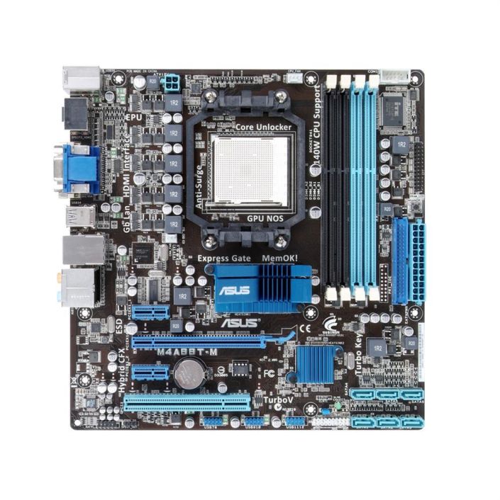 90-MIBD20-G0EAY00Z ASUS Socket AM3 AMD 880G + SB710 Chipset AMD Phenom II/ AMD Athlon II/ AMD Sempron 100 Series Processors Support DDR3 4x DIMM 6x SATA 3.0Gb/s Micro ATX Motherboard (Refurbished)