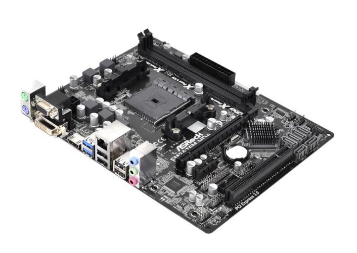 ASR-FM2A75M-HD-PLUS ASRock Socket FM2+ AMD A58 Chipset FM2 100W Processors Support DDR3 2x DIMM 6x SATA2 3.0Gb/s Micro-ATX Motherboard (Refurbished)